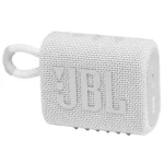 JBL Go 3: Portable Speaker with Bluetooth, Built-in Battery, Waterproof and Dustproof Feature - White 1 JBL Go 3 Portable Speaker with Bluetooth, Built-in Battery, Waterproof and Dustproof Feature
