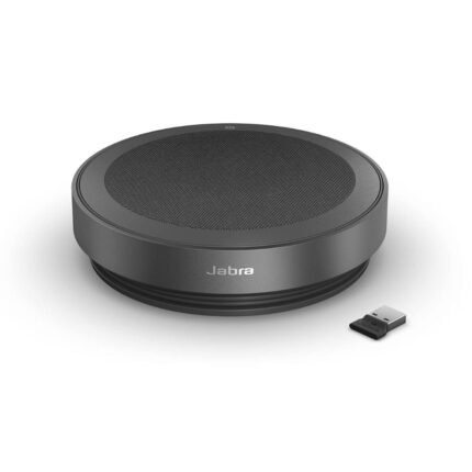 Home 7 Jabra Speak2 75 Wireless Bluetooth Speakerphone with USB-A Bluetooth Adapter
