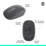 Logitech M196 Bluetooth Wireless Mouse - Graphite 6 Logitech M196 Bluetooth Wireless Mouse