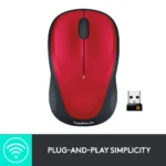 Logitech M235 Wireless Mouse (Red) 3 Logitech M235 Wireless Mouse