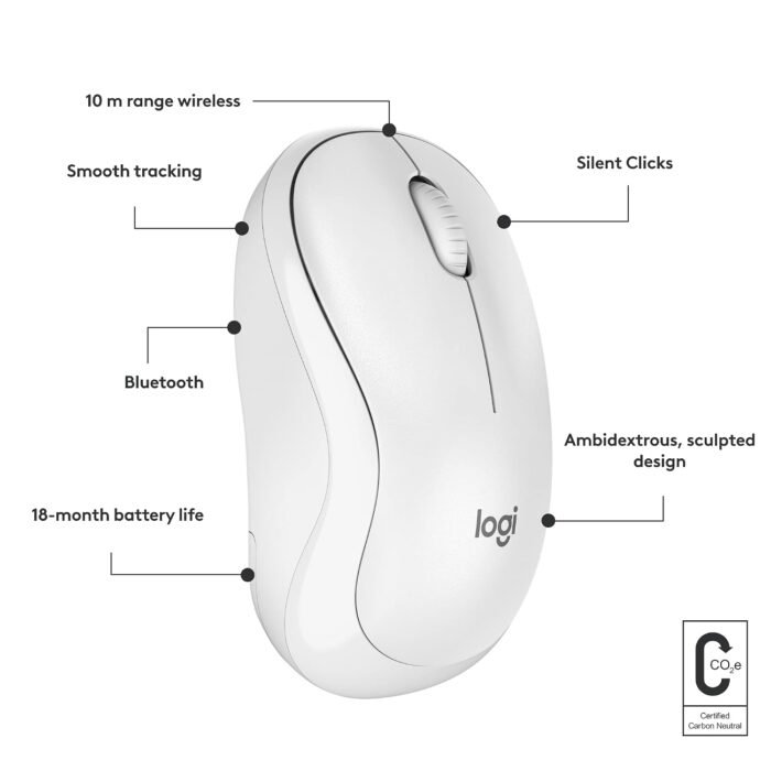 Logitech M240 Silent, Portable Bluetooth Mouse (1) Logitech M240 Silent Portable Bluetooth Mouse 1 1