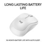Logitech M240 Silent, Portable Bluetooth Mouse (Off White) 3 Logitech M240 Silent Portable Bluetooth Mouse 2