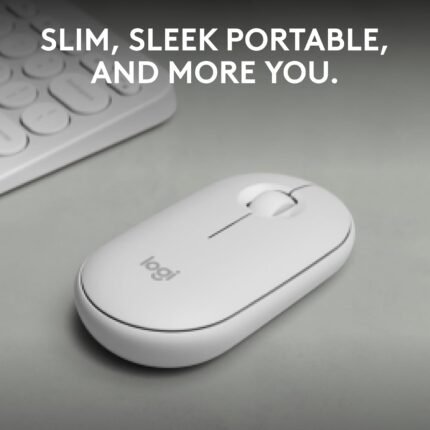 Logitech Pebble Mouse 2 M350s Slim Bluetooth Wireless Mouse