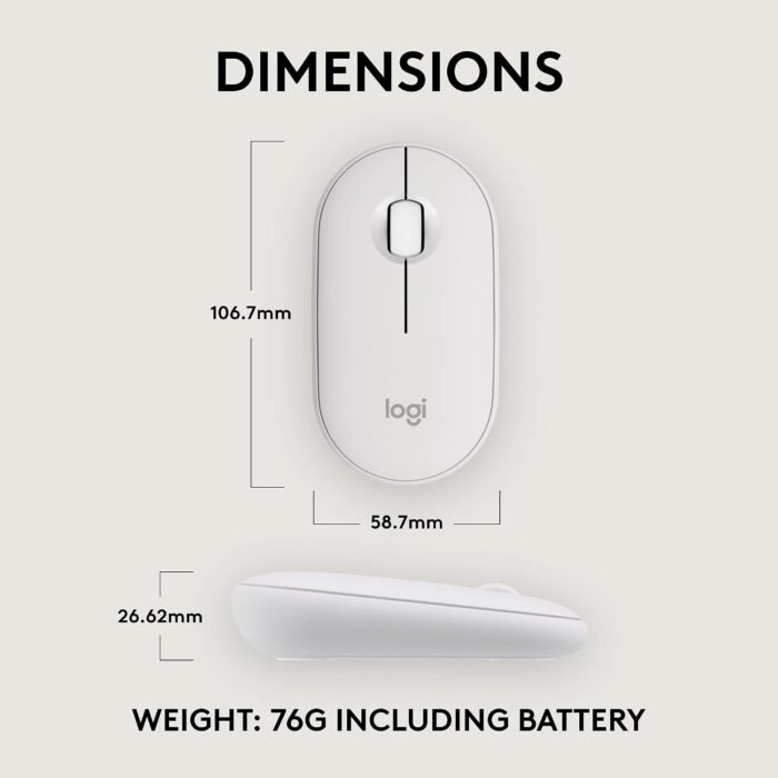Logitech Pebble Mouse 2 M350s Slim Bluetooth Wireless Mouse Logitech Pebble Mouse 2 M350s Slim Bluetooth Wireless Mouse
