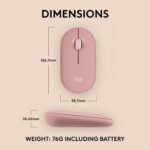 Logitech Pebble Mouse 2 M350s Slim Bluetooth Wireless Mouse