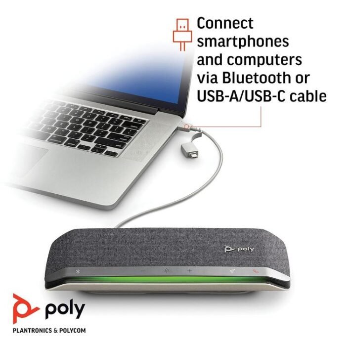 Poly Sync 40 Microsoft Teams USB-A, USB-C & Bluetooth Smart Speakerphone Poly Sync 40 Microsoft Teams USB-A, USB-C & Bluetooth Smart Speakerphone