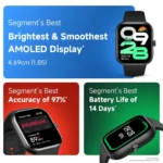 REDMI Watch Move 1.85 Inch Premium AMOLED Smart Watch (Black) 2 REDMI Watch Move 1.85 Inch Premium AMOLED Smart Watch