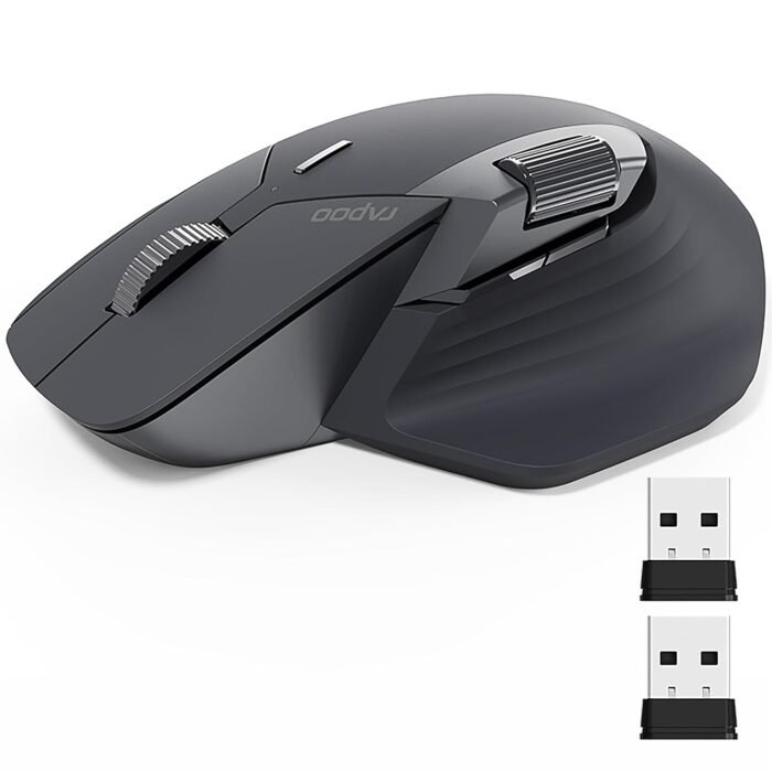 Rapoo MT760L Ergonomic MultiDevice Rechargeable Mouse Rapoo MT760L Ergonomic MultiDevice Rechargeable Mouse
