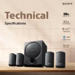 SONY SA-D40M2 All In One 4.1 Channel 100W Home Theatre with Powerful Subwoofer 3 SONY SA-D40M2 All In One 4.1 Channel 100W Home Theatre with Powerful Subwoofer
