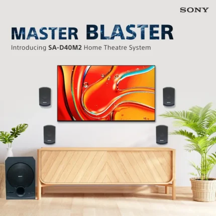 SONY SA-D40M2 All In One 4.1 Channel 100W Home Theatre with Powerful Subwoofer