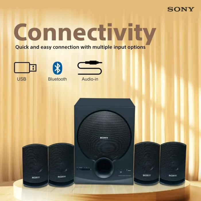 SONY SA-D40M2 All In One 4.1 Channel 100W Home Theatre with Powerful Subwoofer SONY SA-D40M2 All In One 4.1 Channel 100W Home Theatre with Powerful Subwoofer