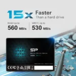 SP Silicon Power Ace A55 512GB Up to 560MB/s, Speed 2.5 Inch SATA III SSD