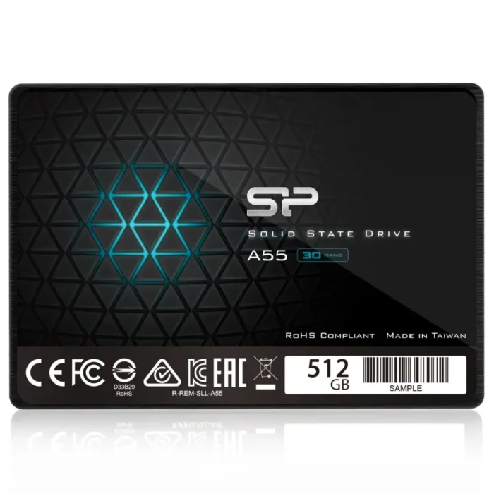 SP Silicon Power Ace A55 512GB Up to 560MB/s, Speed 2.5 Inch SATA III SSD