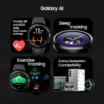 Samsung Galaxy Watch 6 Classic GPS Wi-Fi Bluetooth Wear OS Smart Watch