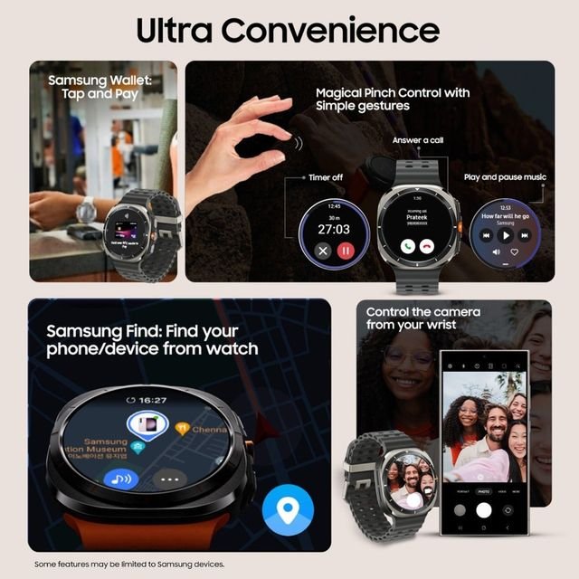 Samsung Galaxy Watch Ultra 2025 GPS+BT+Wi-Fi+LTE Wear OS Smartwatch Samsung Galaxy Watch Ultra 2025 GPS+BT+Wi-Fi+LTE Wear OS Smartwatch