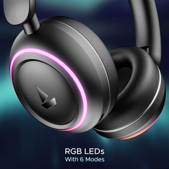 boAt Rockerz 480, 6 Light Modes, 40mm Drivers, 60H Battery, Wireless Headphone boAt Rockerz 480, 6 Light Modes, 40mm Drivers, 60H Battery, Wireless Headphone